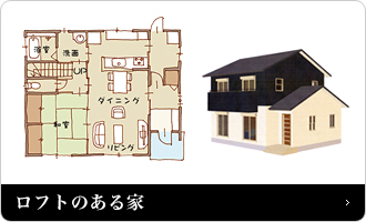 ロフトのある家