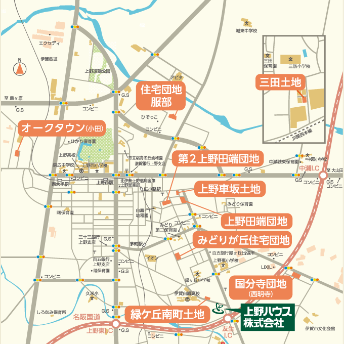 注文住宅用地マップ